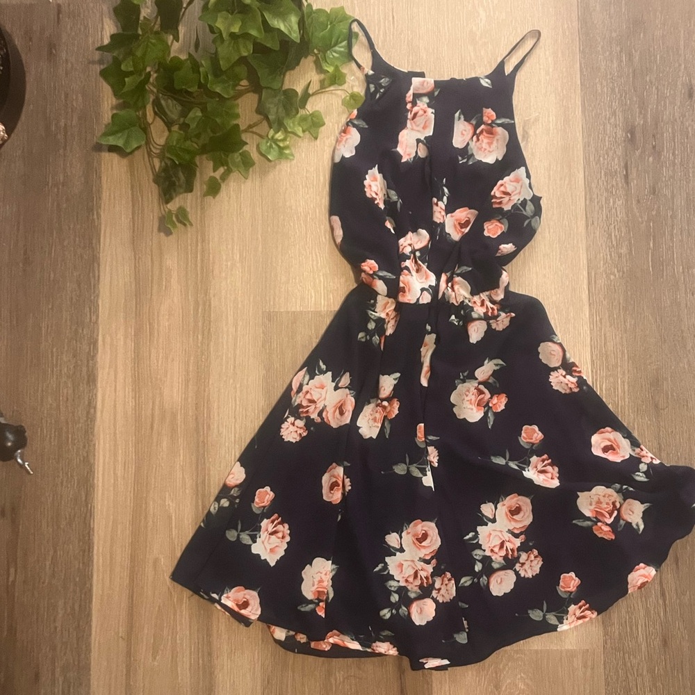 Never worn fit and flare summer dress